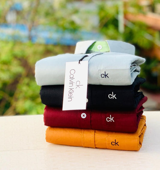 c-k-mens-plain-shirt-combo-pack-of-4-premium-cotton-casual-formal-wear-xxl44-53156