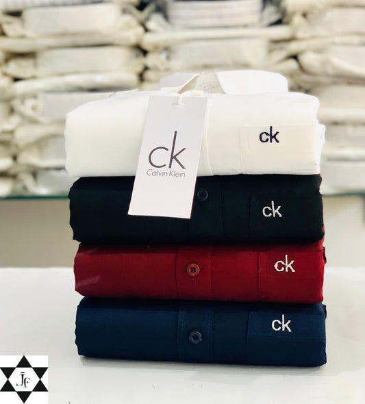 c-k-mens-plain-shirt-combo-pack-of-4-premium-cotton-casual-formal-wear-xxl44-38635