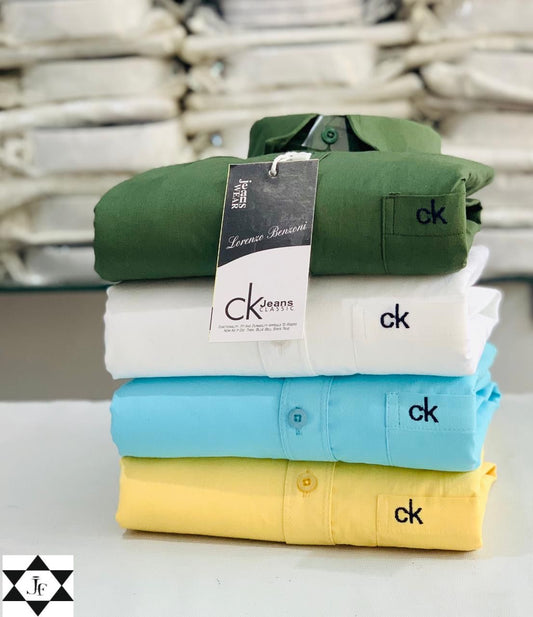 c-k-mens-plain-shirt-combo-pack-of-4-premium-cotton-casual-formal-wear-xxl44-80710