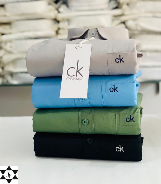 c-k-mens-plain-shirt-combo-pack-of-4-premium-cotton-casual-formal-wear-xxl44-46529