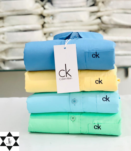 c-k-mens-plain-shirt-combo-pack-of-4-premium-cotton-casual-formal-wear-xxl44-63585
