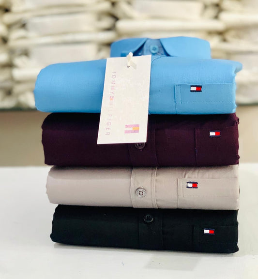 the-monkey-house-tommy-mens-plain-shirt-combo-pack-of-4-premium-cotton-casual-formal-wear-xxl44-34823