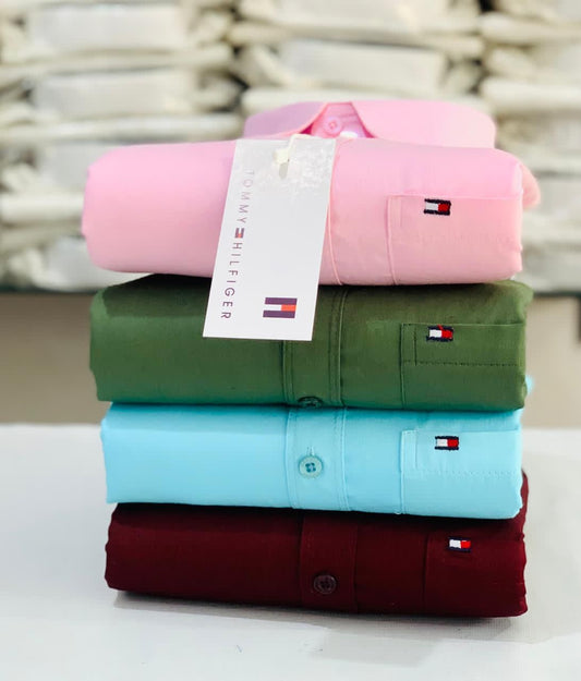 the-monkey-house-tommy-mens-plain-shirt-combo-pack-of-4-premium-cotton-casual-formal-wear-xxl44-39140