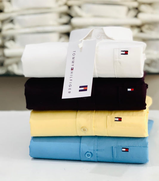 the-monkey-house-tommy-mens-plain-shirt-combo-pack-of-4-premium-cotton-casual-formal-wear-xxl44-63887