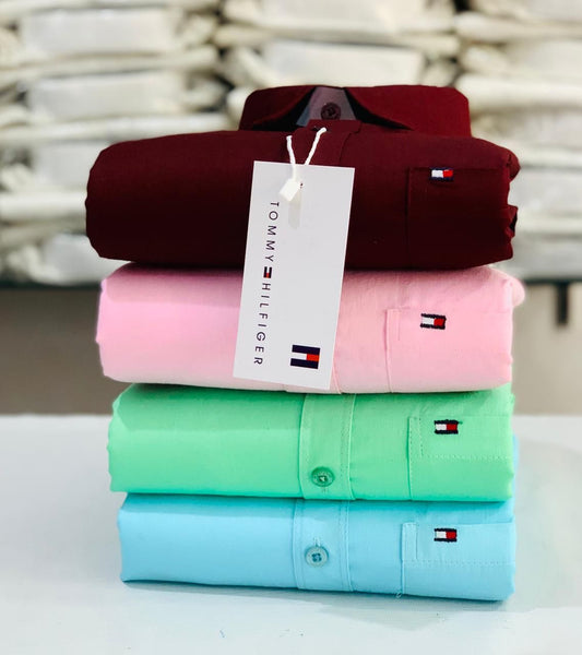 the-monkey-house-tommy-mens-plain-shirt-combo-pack-of-4-premium-cotton-casual-formal-wear-xxl44-55710