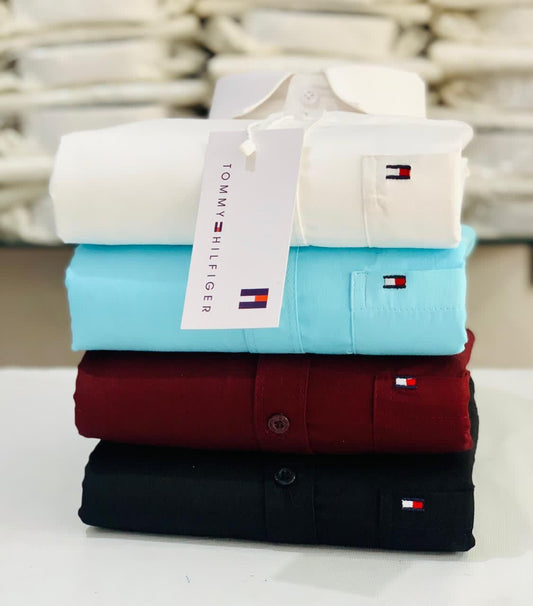 tommy-mens-plain-shirt-combo-pack-of-4-premium-cotton-casual-formal-wear-xxl44-21689
