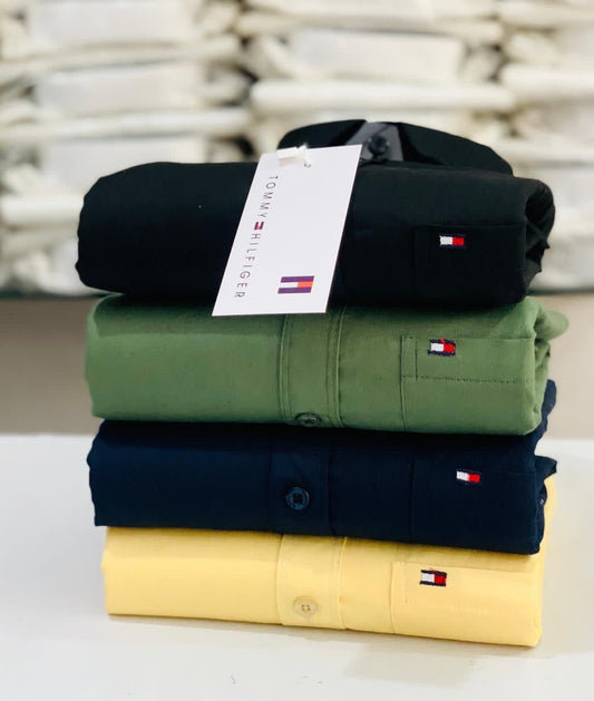 tommy-mens-plain-shirt-combo-pack-of-4-premium-cotton-casual-formal-wear-xxl44-47655